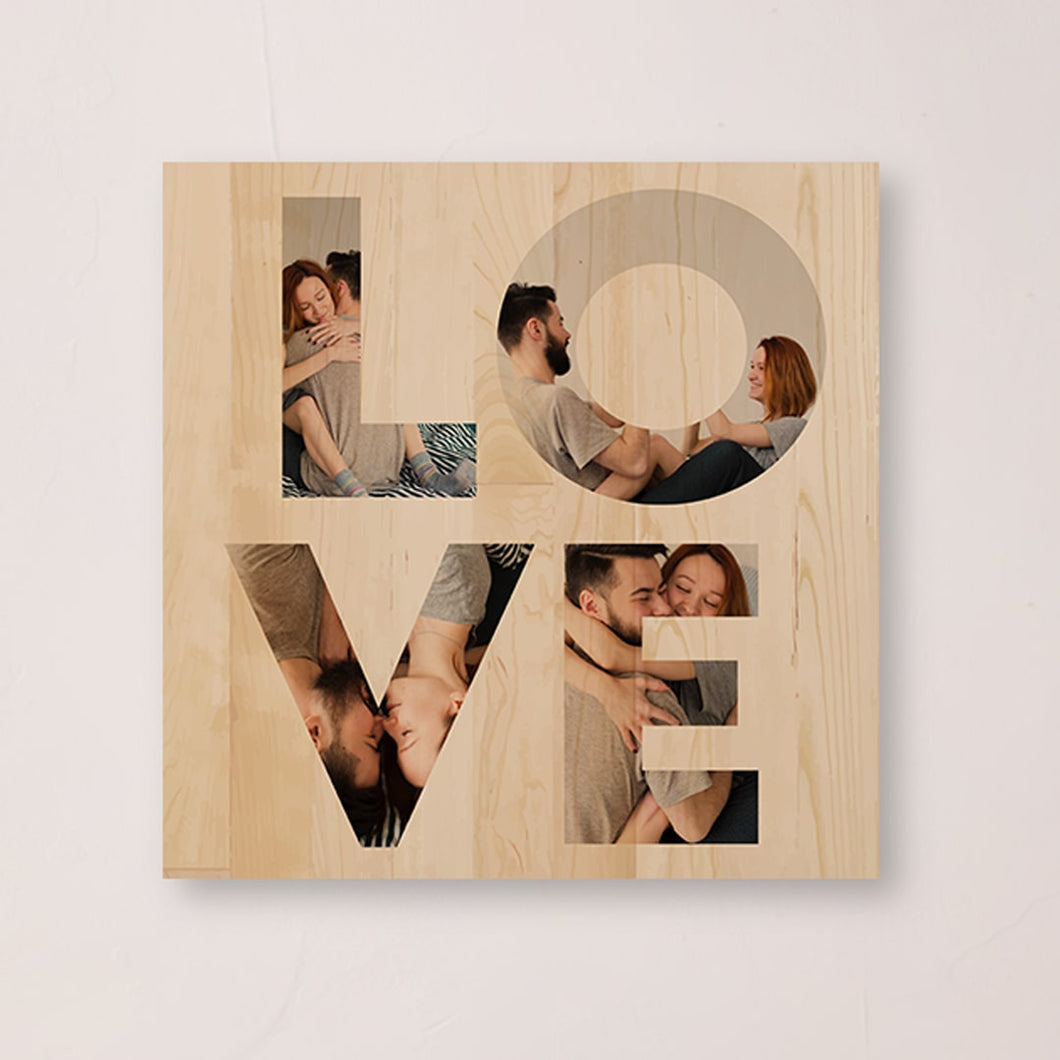 Love Collage | Personaliza tu Regalo Favorito en Madera