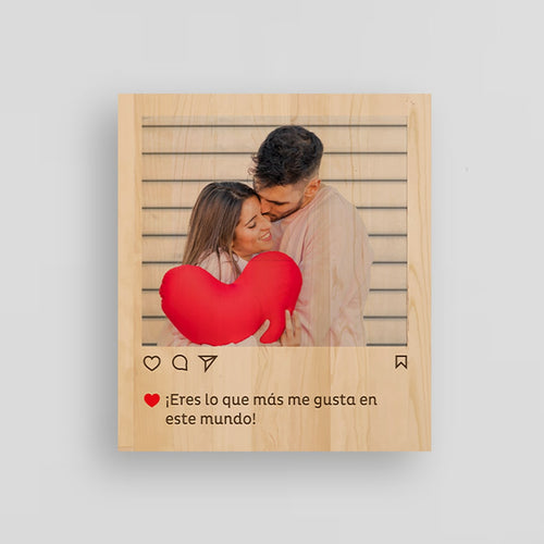 Que Suerte Tengo Collage, Regalo personalizado para pareja – Pallet &  Prints