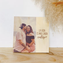 Cargar imagen en el visor de la galería, print en madera con frase para regalar a tu pareja
